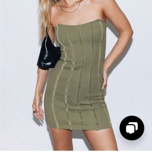 Princess Polly Tristian Mini Dress in Sage